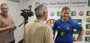 L’EPlus CN Catalunya femení rep els mitjans abans de la Supercopa d’Europa